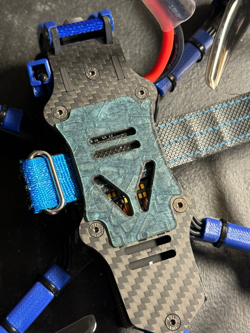 UmmaGrip Lite Blue 1.5mm - Universal Super Sticky Battery Pad (Laser Cut Choose Frame)