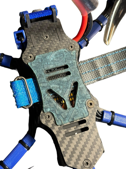 UmmaGrip Lite Blue 1.5mm - Universal Super Sticky Battery Pad (Laser Cut Choose Frame)