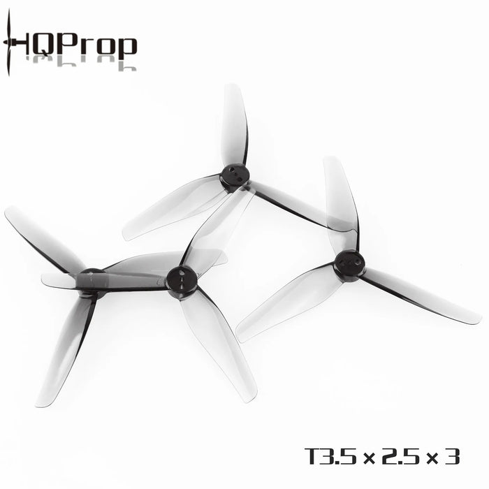 HQProp T3.5X2.5X3 Grey（2CW+2CCW)-Poly Carbonate
